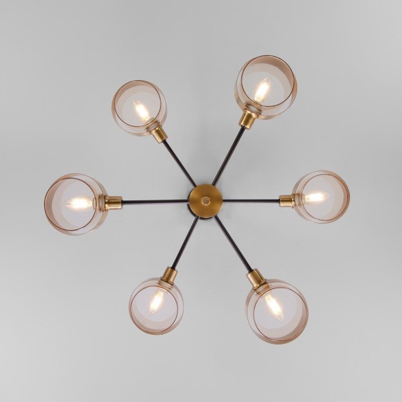 Потолочная люстра Eurosvet Arcada 70127/6 черный Потолочная люстра Eurosvet Arcada 70127/6 черный