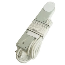 Сетевой фильтр 5-местный с/з STEKKER HM20-51-03 3x1мм2, 3 м, серия Optima, белый