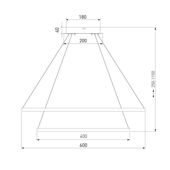 Подвесной светодиодный светильник Eurosvet Collars 90264/2 белый Подвесной светодиодный светильник Eurosvet Collars 90264/2 белый