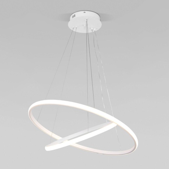 Подвесной светодиодный светильник Eurosvet Collars 90264/2 белый Подвесной светодиодный светильник Eurosvet Collars 90264/2 белый