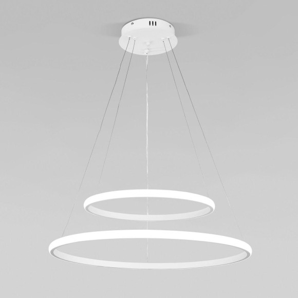 Подвесной светодиодный светильник Eurosvet Collars 90264/2 белый Подвесной светодиодный светильник Eurosvet Collars 90264/2 белый