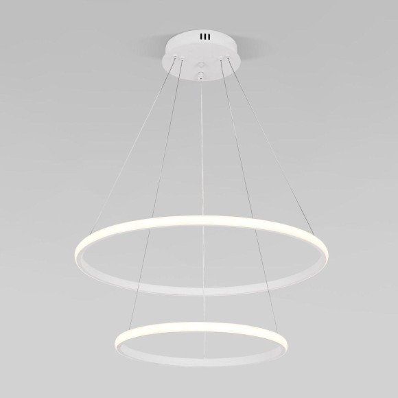 Подвесной светодиодный светильник Eurosvet Collars 90264/2 белый Подвесной светодиодный светильник Eurosvet Collars 90264/2 белый