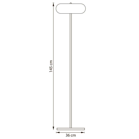 Торшер диммируемый 20W 3000K белый Catania Lightstar 689716 Торшер диммируемый 20W 3000K белый Catania Lightstar 689716