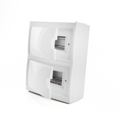 Бокс настенный STEKKER EBX50-3/16-20 16 модулей, белый, пластик, серия Standart