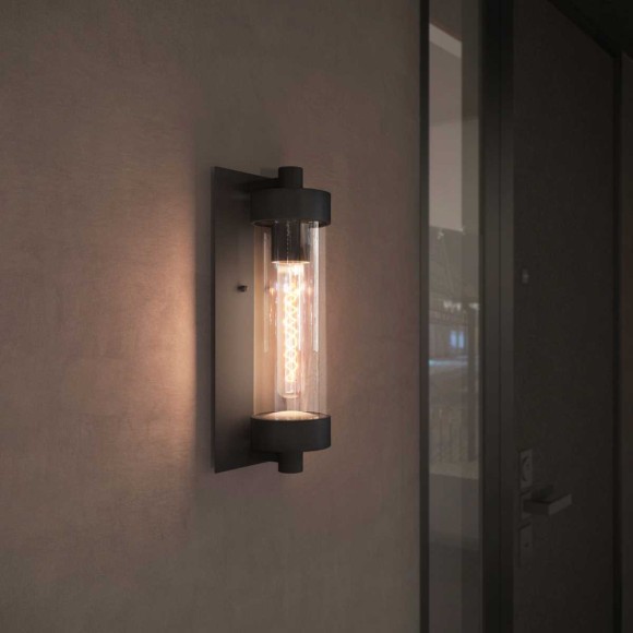 Уличный настенный светильник Elektrostandard Pipe D 35151/D чёрный a058261