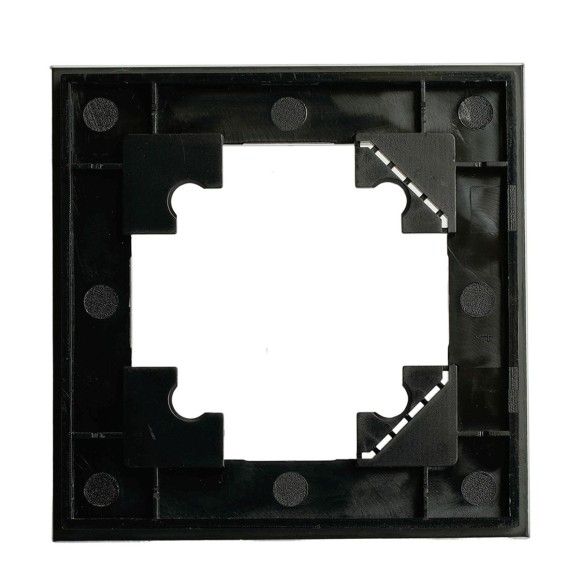 Рамка 1-постовая для сенсорных механизмов, подсветки Stekker Катрин черный GFR00-7001-05S 50304 Рамка 1-постовая для сенсорных механизмов, подсветки Stekker Катрин черный GFR00-7001-05S 50304