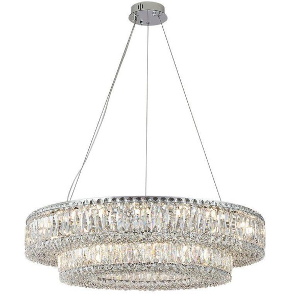 Подвесной светильник Newport Valencia 8450+28/S chrome М0070080 Подвесной светильник Newport Valencia 8450+28/S chrome М0070080