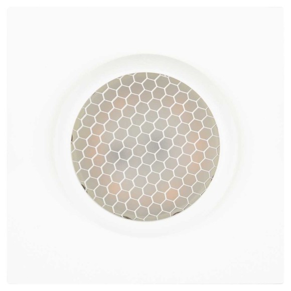 Светильник встраиваемый алюминиевый ЭРА KL110 WH под лампу MR16 GU5.3 белый матовый Б0061529