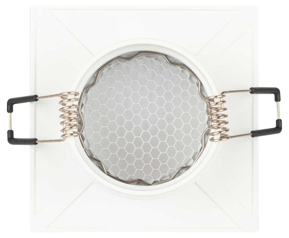 Светильник встраиваемый алюминиевый ЭРА KL110 WH под лампу MR16 GU5.3 белый матовый Б0061529