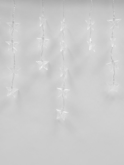 Светодиодная гирлянда Uniel занавес 220V белый ULD-E5505-196/DTK WHITE-BLUE IP20 STARS-1 UL-00001410