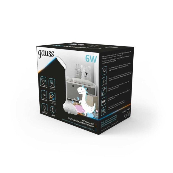 Настольная светодиодная лампа Gauss GT7011 Настольная светодиодная лампа Gauss GT7011