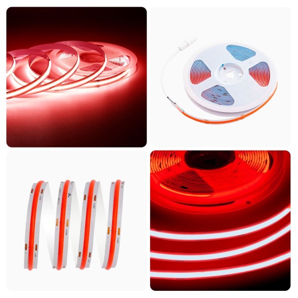 Светодиодная лента Apeyron 14W/m 512LED/m COB красный 2M 204ОО