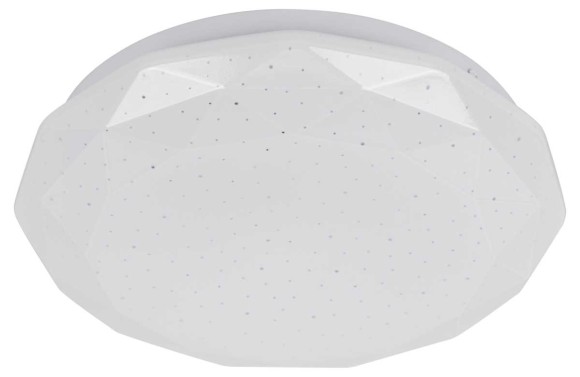 Светильник потолочный светодиодный ЭРА Классик без ДУ SPB-6 WH 36W-6,5K Slim Sparkle Б0069790