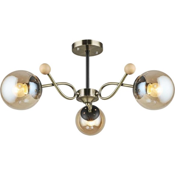 Потолочный светильник Reluce 02021-0.3-03 AB+BK Потолочный светильник Reluce 02021-0.3-03 AB+BK