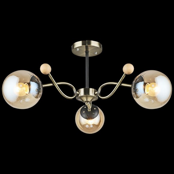 Потолочный светильник Reluce 02021-0.3-03 AB+BK Потолочный светильник Reluce 02021-0.3-03 AB+BK