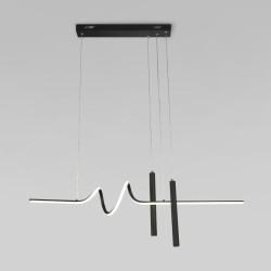 Подвесной светодиодный светильник Eurosvet Brace 90267/2 черный Подвесной светодиодный светильник Eurosvet Brace 90267/2 черный