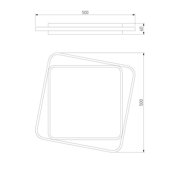 Потолочный светодиодный светильник Eurosvet Jeremy 90252/1