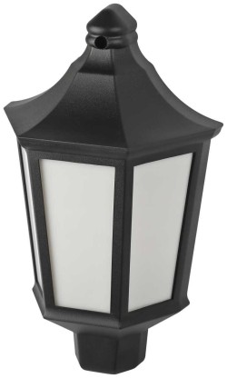 Садово-парковый светильник ЭРА «Ника» НБУ 06-60-003 60Вт черный белое основание матовый Б0061158