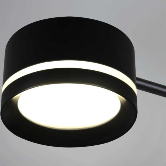 Потолочная люстра Reluce 20590-0.3-3+3+1 Black Потолочная люстра Reluce 20590-0.3-3+3+1 Black