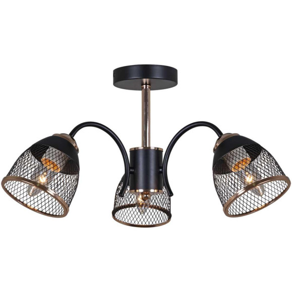 Потолочная люстра Reluce 01505-0.3-03 BK+FGD