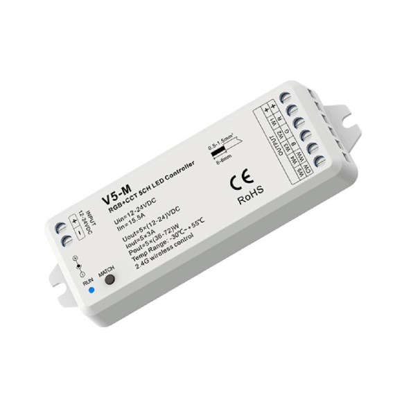 Контроллер RGB+CCT Favourite 2001-CTR-006 Контроллер RGB+CCT Favourite 2001-CTR-006