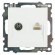 Розетка телевизионная TV + компьютерная RJ-45 Stekker Катрин GLS00-7106-01 белая 49181