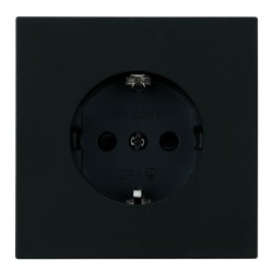 Розетка 1-местная с защитной шторкой с/з (механизм), Stekker, 250В, 16А Мия, RST16-3110-05, черный бархат 50454 Розетка 1-местная с защитной шторкой с/з (механизм), Stekker, 250В, 16А Мия, RST16-3110-05, черный бархат 50454