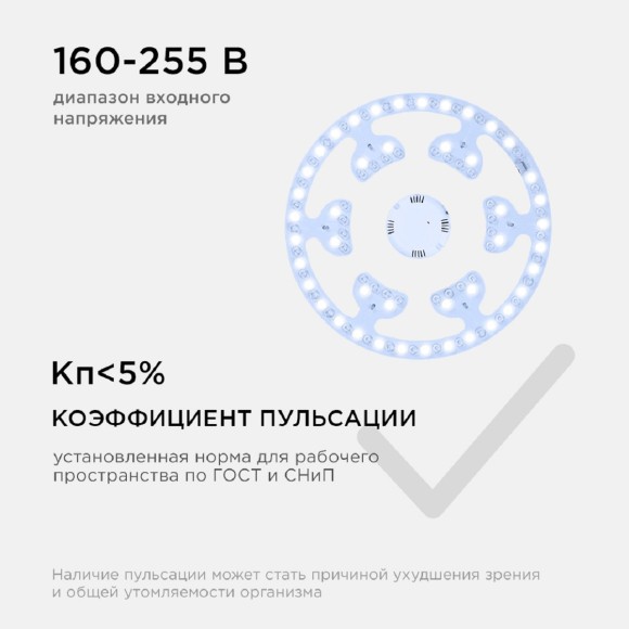 Светодиодный модуль Apeyron со встроенным драйвером 02-72 Светодиодный модуль Apeyron со встроенным драйвером 02-72
