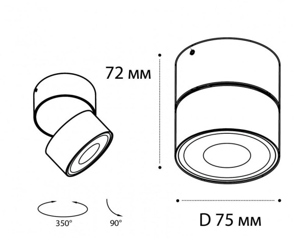 Светодиодный спот Italline IT02-010 black 3000K Светодиодный спот Italline IT02-010 black 3000K