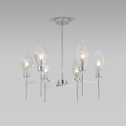 Подвесная люстра Eurosvet Prism 60143/6 хром