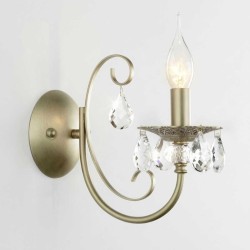Бра Eurosvet Alda 3305/1 латунь/прозрачный хрусталь Strotskis a072111 Бра Eurosvet Alda 3305/1 латунь/прозрачный хрусталь Strotskis a072111