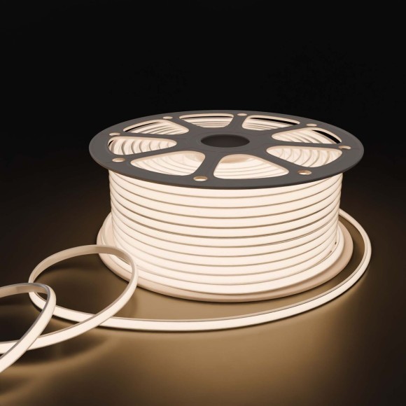 Светодиодная влагозащищенная лента Apeyron 11W/m 288LED/m COB белый 50M 17-52 Светодиодная влагозащищенная лента Apeyron 11W/m 288LED/m COB белый 50M 17-52
