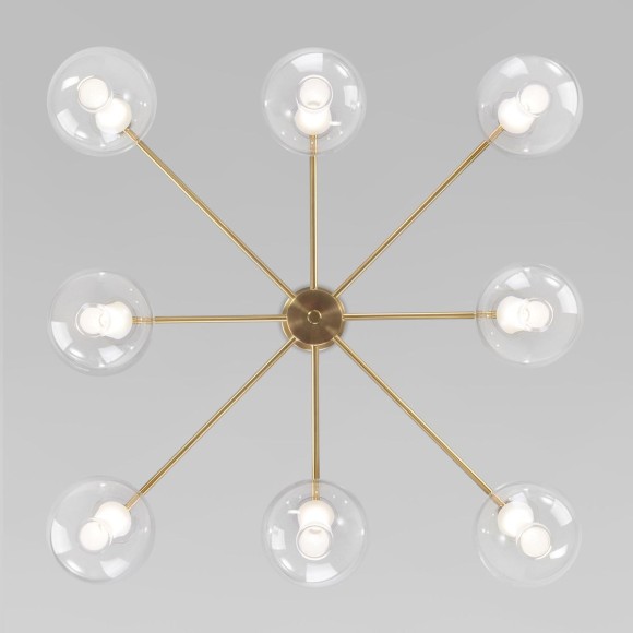 Потолочная люстра Eurosvet Magma 60175/8 латунь