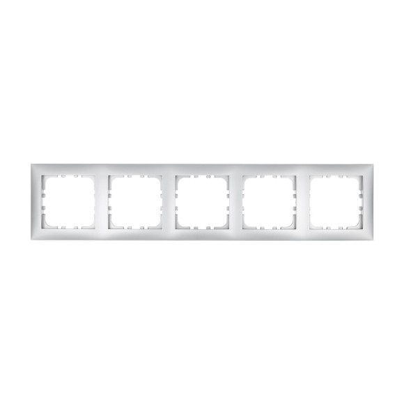 Рамка LK Studio 5-постовая (серебристый металлик) LK60 864503-1 Рамка LK Studio 5-постовая (серебристый металлик) LK60 864503-1