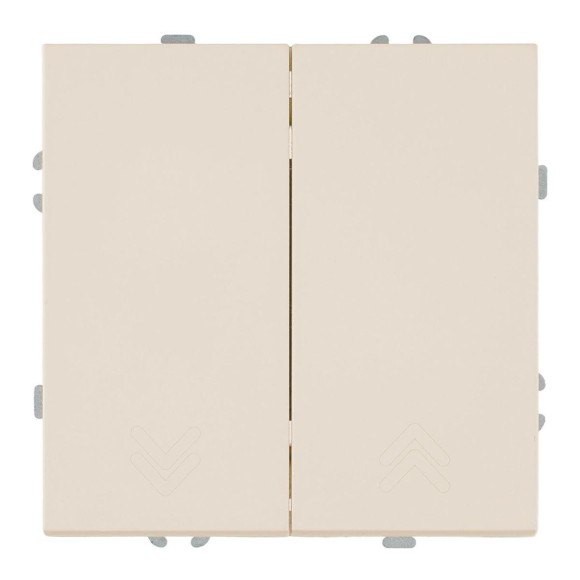 Выключатель 2-кл.самовозвр. (механизм), Stekker, 250В, 10А Эмили, RSW10-5113-08, кашемир, soft touch 50365