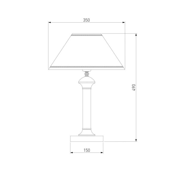 Настольная лампа Eurosvet Lorenzo 60019/1 орех