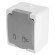 Розетка 1-местная с крышкой Stekker Велена PST16-21-54 49727