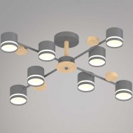 Люстра Reluce 68730-0.3-08 GX53 GREY+WOOD Люстра Reluce 68730-0.3-08 GX53 GREY+WOOD