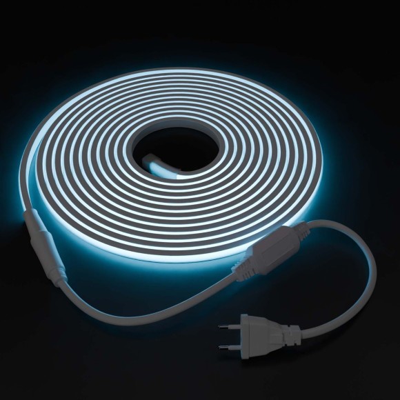 Светодиодная влагозащищенная лента Apeyron 11W/m 288LED/m COB голубой 5M 10-107