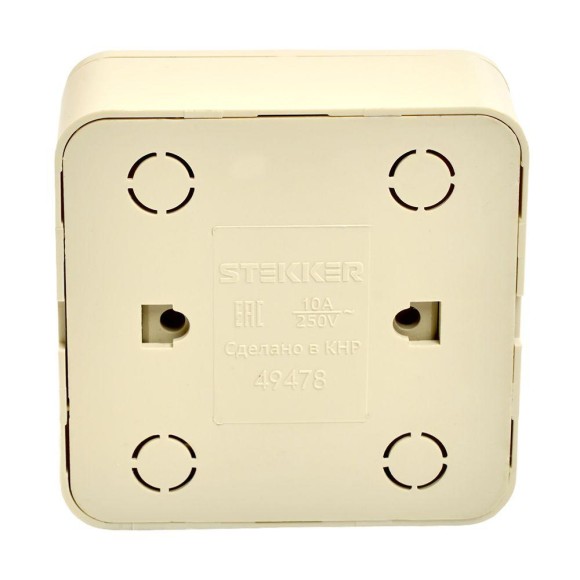Переключатель одноклавишный Stekker слоновая кость MSW10-12-04 49478