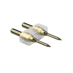 Соединитель 2-штырьковый Lightstar для ленты 220V 3528/60 3014/120 (питание-лента) 408902 Соединитель 2-штырьковый Lightstar для ленты 220V 3528/60 3014/120 (питание-лента) 408902