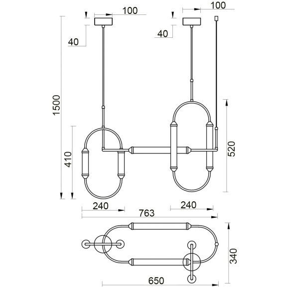 Подвесной светильник Vele Luce Capsula VL7294P03 Подвесной светильник Vele Luce Capsula VL7294P03