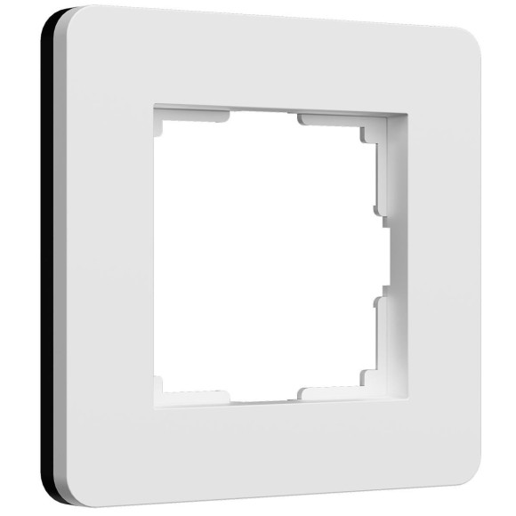 Рамка Werkel Split на 1 пост белый/черный W0013068 4690389208218 Рамка Werkel Split на 1 пост белый/черный W0013068 4690389208218