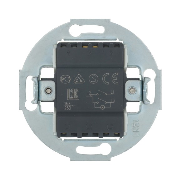Выключатель LK Studio двухклавишный (схема 5L) с индикатором 16 A, 250 B (черный) Vintage 881208-1 Выключатель LK Studio двухклавишный (схема 5L) с индикатором 16 A, 250 B (черный) Vintage 881208-1