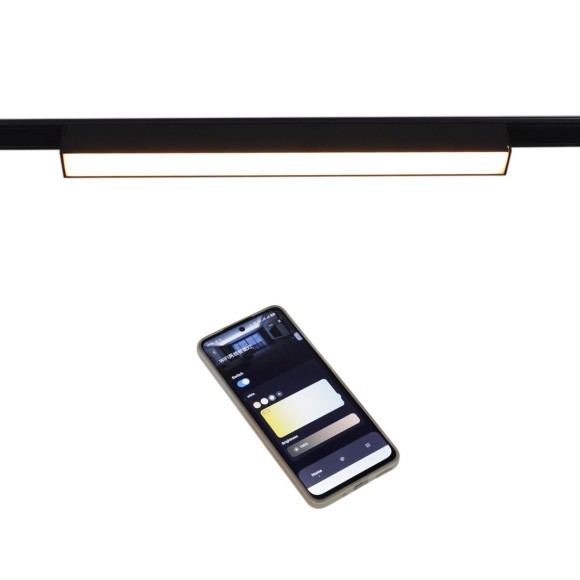 Трековый магнитный светильник Reluce 13003-9.3-001UR magnetic LED10W BK CCT+SMART Трековый магнитный светильник Reluce 13003-9.3-001UR magnetic LED10W BK CCT+SMART