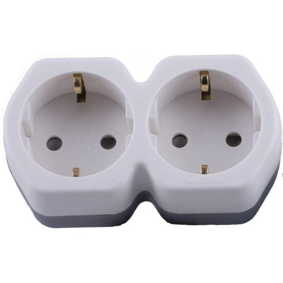 Разветвитель сетевой Stekker 2гн с/з ADP16-12-20 32870 Разветвитель сетевой Stekker 2гн с/з ADP16-12-20 32870