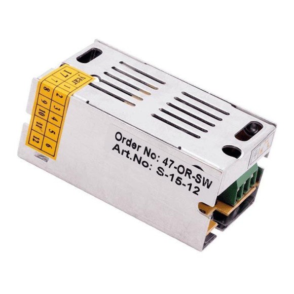 Блок питания SWG 12V 15W IP20 1,25A S-15-12 900045 Блок питания SWG 12V 15W IP20 1,25A S-15-12 900045