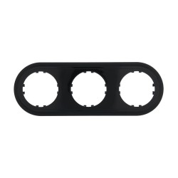 Рамка LK Studio 3-постовая круглая (черный) Vintage-Classic 889308-1