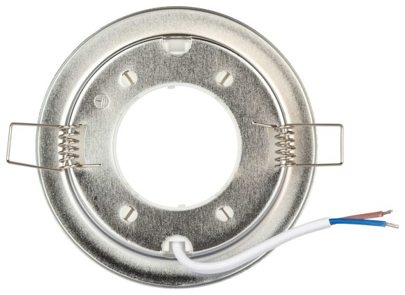 Светильник встраиваемый ЭРА KL70 CH-10 под лампу GX53 хром набор 10 шт Б0057478