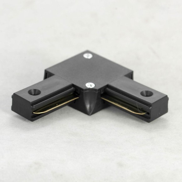 Коннектор Lussole LGO 10325 угловой коннектор черный